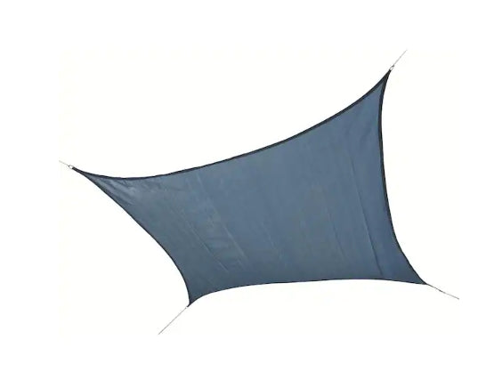 12 ft. x 12 ft. Blue Square Shade Sail