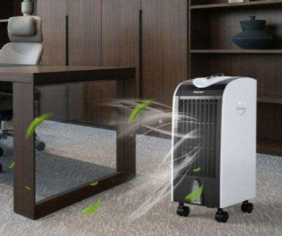 3-in-1 Portable Evaporative Air Cooler with Filter Knob for Indoor