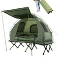 5-in-1 2-Person Foldable Outdoor Camping Tent Cot with Air Mattress and Sleeping Bag