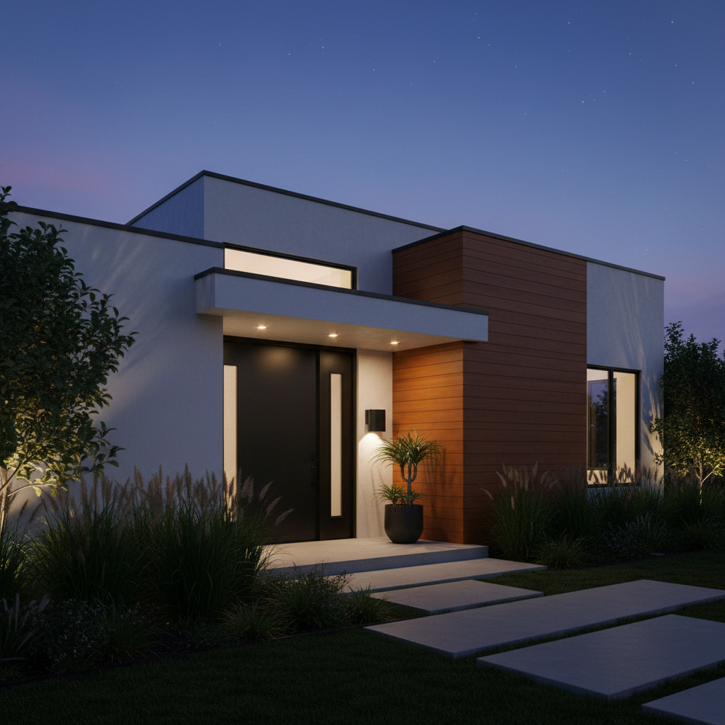 7.8 in. 1-Light Modern Black LED Solar Cylinder Outdoor Wall Light Sconce with Dark Sky Compliance
