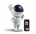 9.25 in. Sound React Multi-Color Integrated T10 1W LED Astronaut Galaxy Night Light