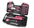 Apollo Tools 39 -Piece Pink Household Tool Set with Hard Case