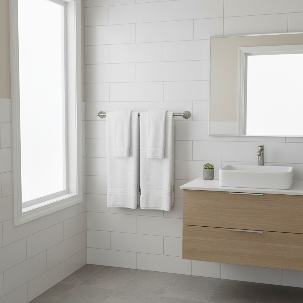 Banbury 18 in. Towel Bar in Spot Resist Brushed Nickel