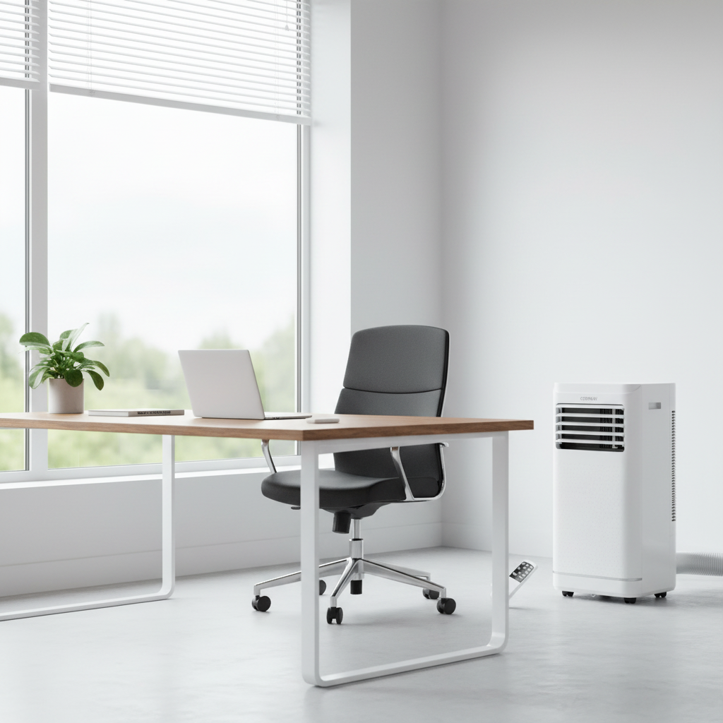 Costway 6000BTU (10000 BTU ASHRAE) Portable Air Conditioner with Dehumidifier & Fan Mode, up to 350 Sq.Ft