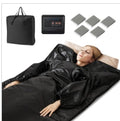 Costway ES10470US-BK Infrared Sauna Blanket for Home Use with Arm Sleeves Wraps & Carry Bag - Black