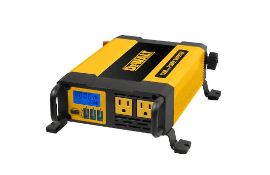 DEWALT 1000-Watt Portable Car Power Inverter with Triple USB Ports