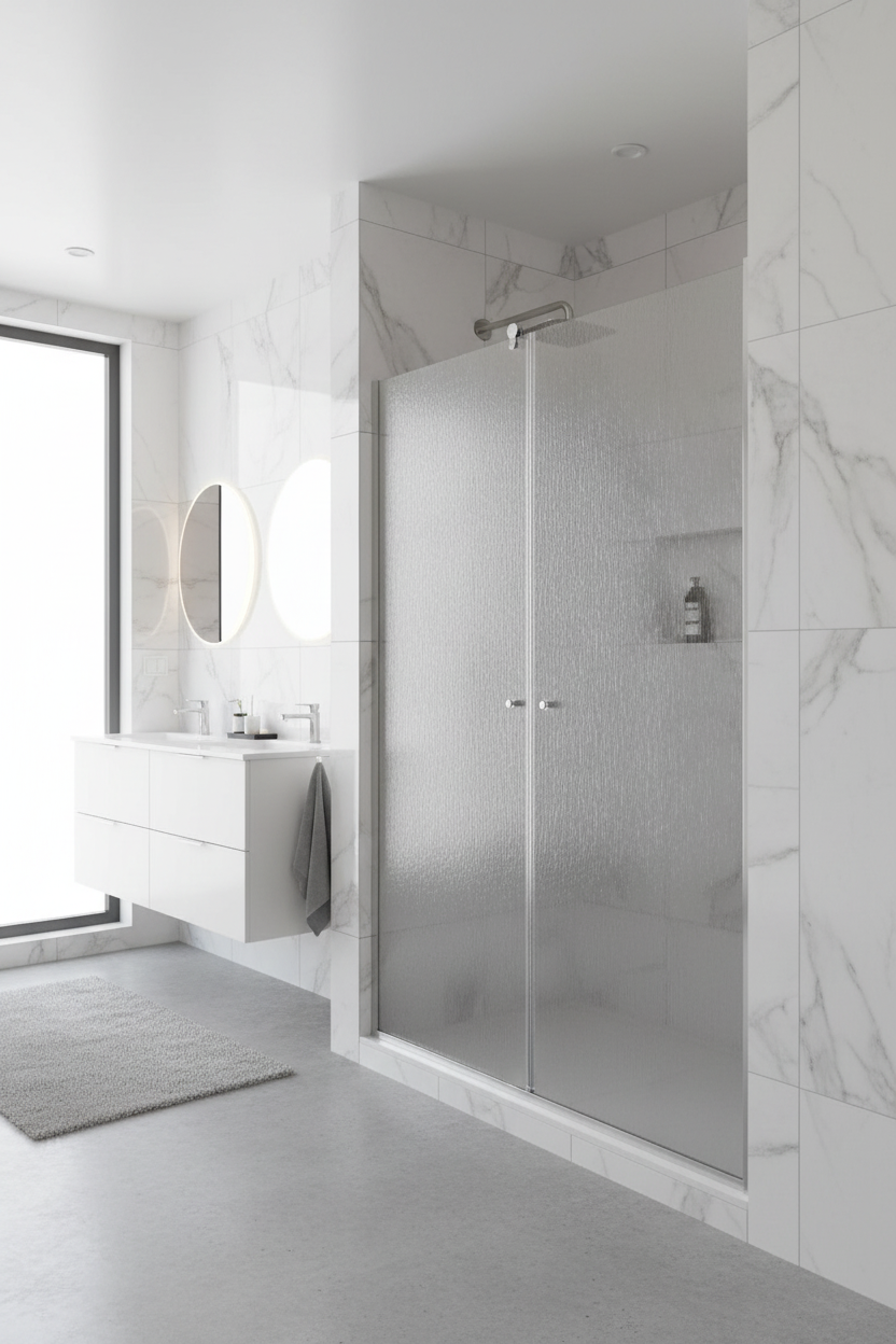 Shower Door Glass Panel Rain Glass