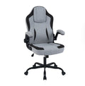 Ergonomic Computer Office Chair with 90° Flip-up Armrests, Gray