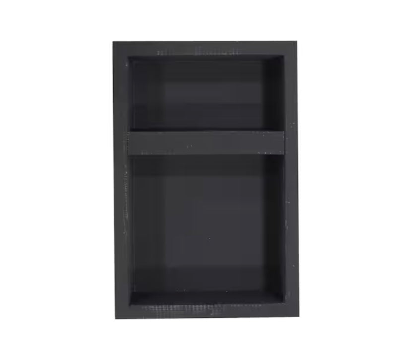 Everbilt Watershield Shower System 13.25 in. x 21.25 in. x 3.5 in. Shower Niche With Adjustable Shelf