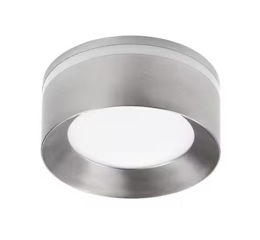 Flexinstall LED 6 in. Brushed Nickel Dual Band Recessed Ceiling Light for Home with 5CCT + DuoBright Dimming