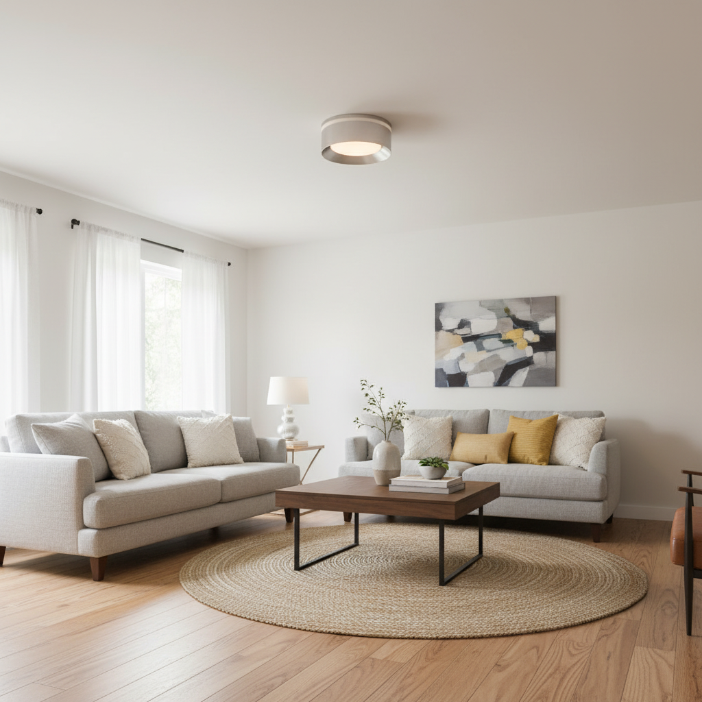 Flexinstall LED 6 in. Brushed Nickel Dual Band Recessed Ceiling Light for Home with 5CCT + DuoBright Dimming