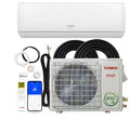 Finnmark 24,000 BTU Ductless Mini Split Inverter AC with Heat Pump, 19 SEER2, 230V, WiFi, R32, Pre-Charged System, AHRI