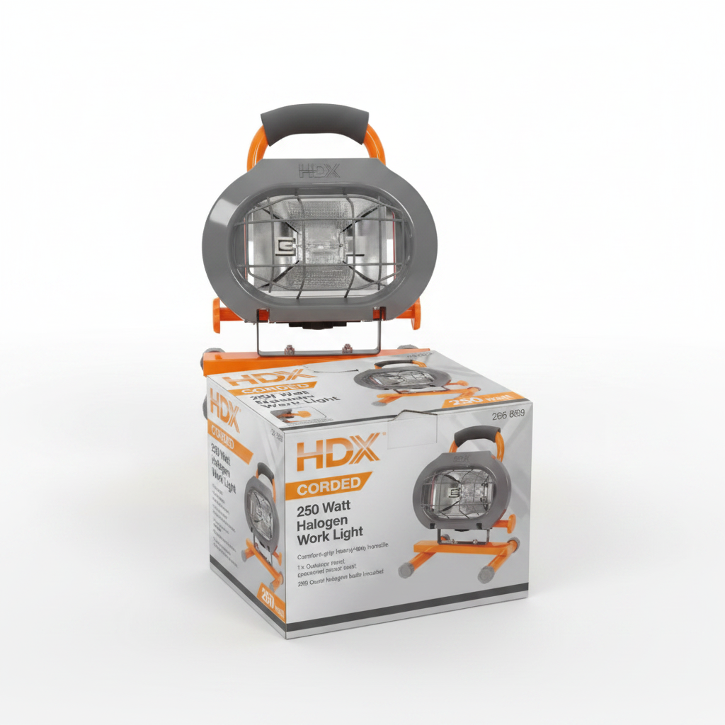 HDX 250-Watt Portable Halogen Work Light