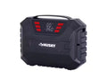 Husky 12-Volt DC Compact Quick Flow Air Compressor Air Pump Inflator with Digital Pressure Gauge, LED Light and Auto Shut Off