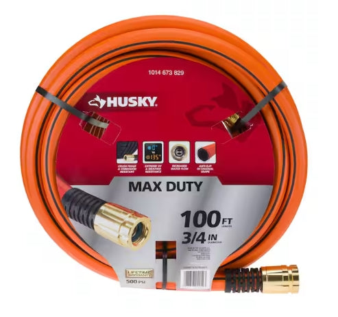 Husky 3/4 in. Dia x 100 ft. Husky Max Duty Garden Hose