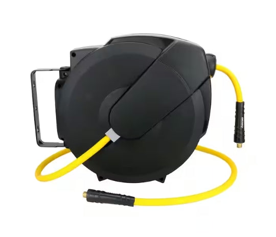Husky 3/8 in. x 50 ft. Enclosed Hybrid Air Hose Reel