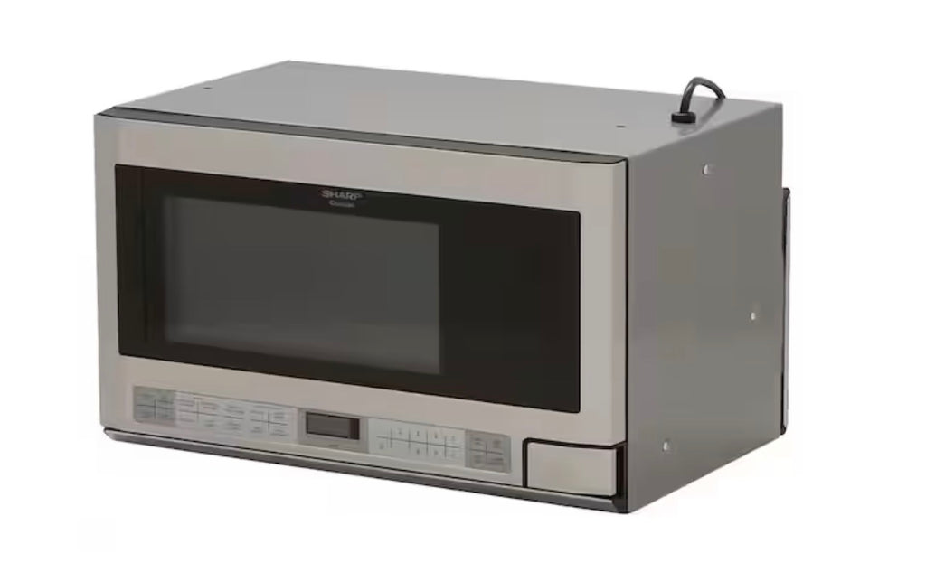 Sharp 24 in. 1.5 cu. ft. 1,100-Watt Over the Counter Microwave in Stainless Steel with Sensor Cooking Technology