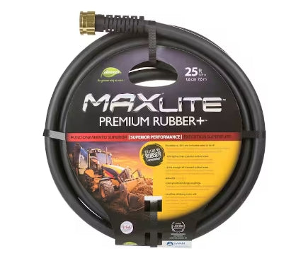 Element MAXLite Premium Rubber+ 5/8 in. x 25 ft. Heavy Duty Hose