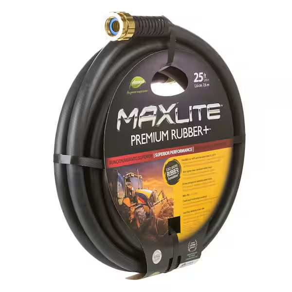 Element MAXLite Premium Rubber+ 5/8 in. x 25 ft. Heavy Duty Hose