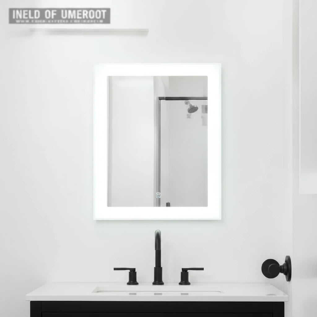 Glacier Bay 15-1/4 in. W x 19-3/8 in. H Rectangular Framed Recessed or Surface-Mount Bathroom Medicine Cabinet with Mirror, White