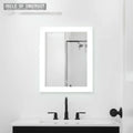 Glacier Bay 15-1/4 in. W x 19-3/8 in. H Rectangular Framed Recessed or Surface-Mount Bathroom Medicine Cabinet with Mirror, White