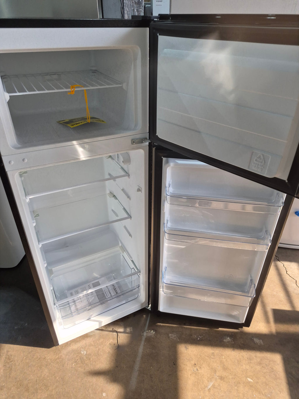 Vissani 7.2 cu. ft. Top Freezer Refrigerator in Fingerprint Resistant Stainless Steel Look