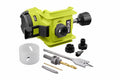 RYOBI Wood/Metal Door Lock Installation Kit with Bi-Metal Hole Saw, Spade Bit, Pilot Bit, and Double Ended Screw Drivng Bit
