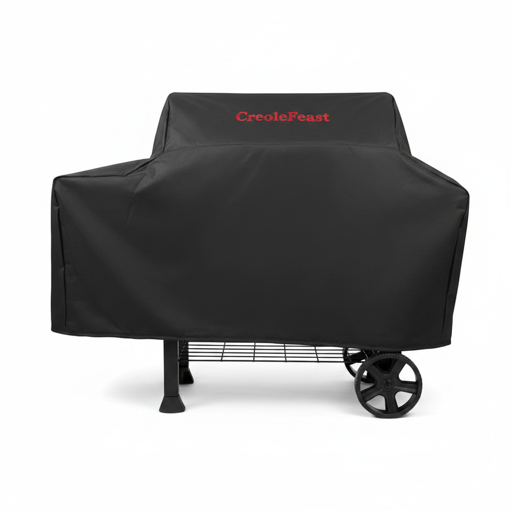 47 in. Premium Oxford Grill Cover, Waterproof, Heavy-Duty for All-Year Weather Protection, Black