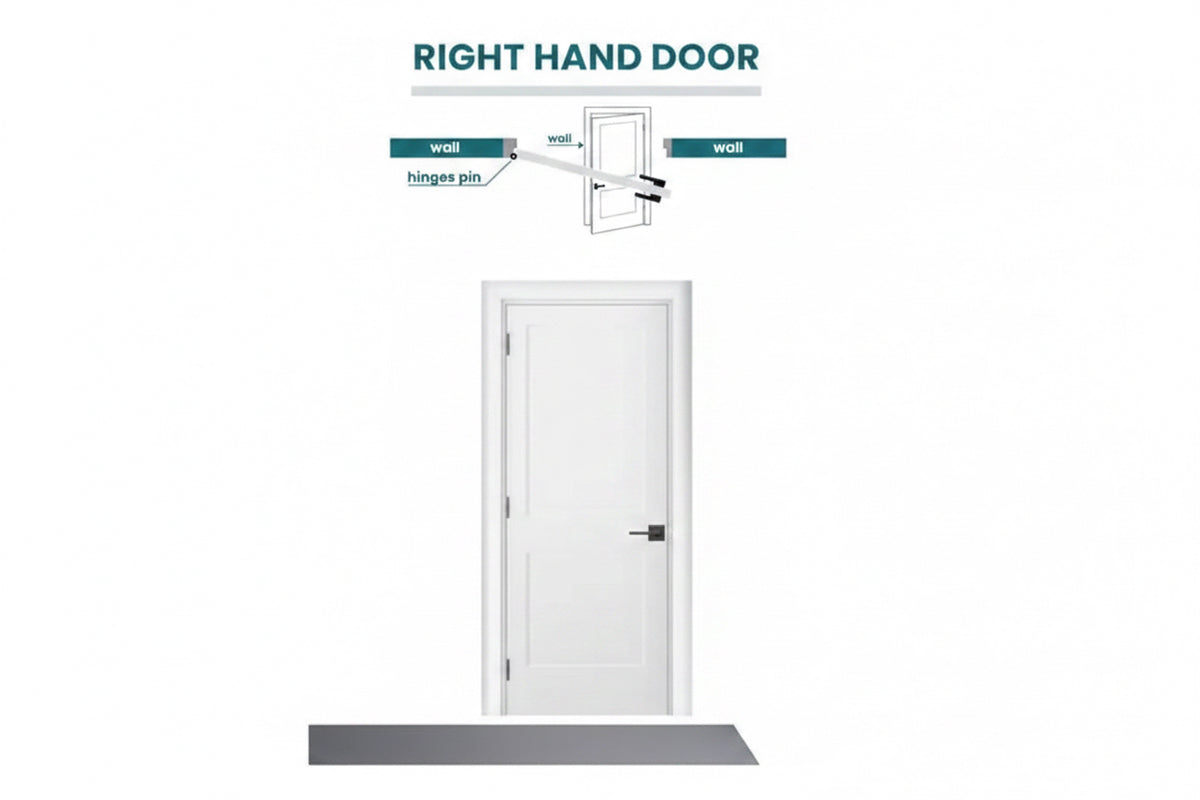 32 in. x 80 in. Left-Handed Solid Core White Primed Composite Single Prehung Interior Door Satin Nickel Jamb-5-1/4 in.