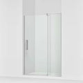 Echelon 44-48 in. W x 70 in. H Frameless Pivot Shower Door in Anodized Brushed Nickel with 5/16 in. Thick Tempered Glass
