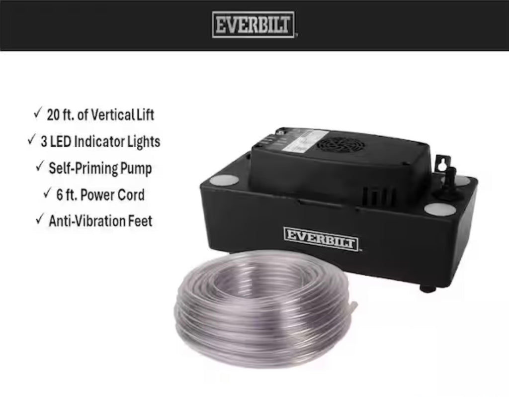 Everbilt 120-Volt Condensate Pump w/ Hose
