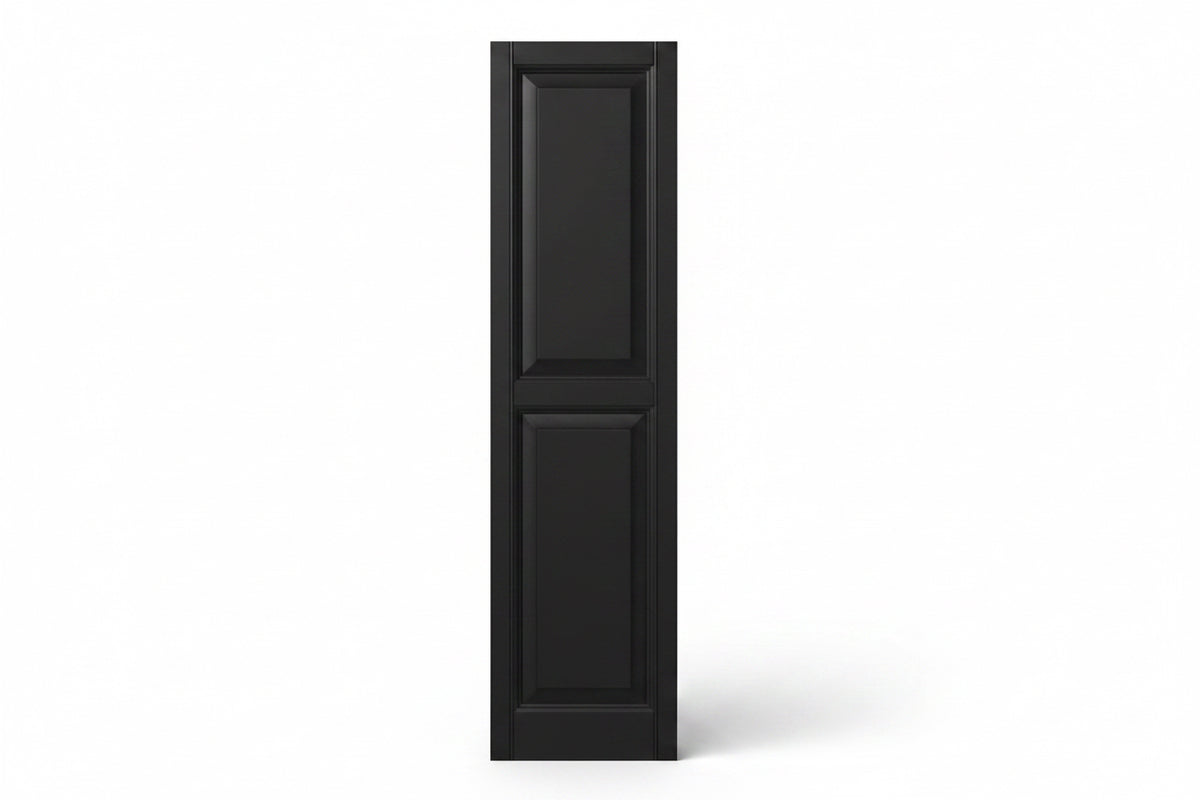 6 Builders Edge Shutters Pair of raised-panel exterior vinyl shutters—available in various sizes and colors.