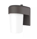 Commercial Electric FE 60-Watt, Equivalent CE Integrated LED Jelly Jar Bronze, Outdoor Hardwired Wall Sconce Light 4000K