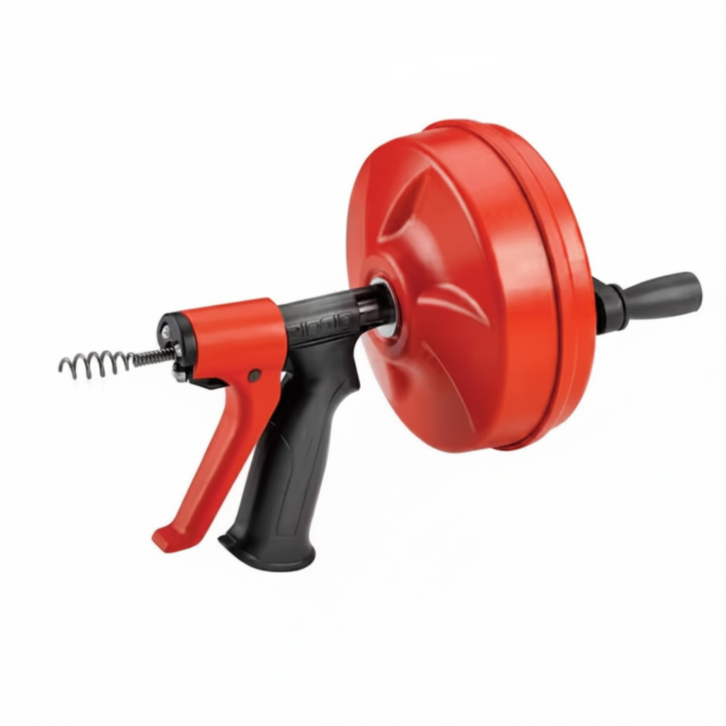 Power Spin+ 1/4 in. x 25 ft. Hybrid Drain Cleaning Snake Auger (Manual or Cordless Drill Operated, Tool Only)