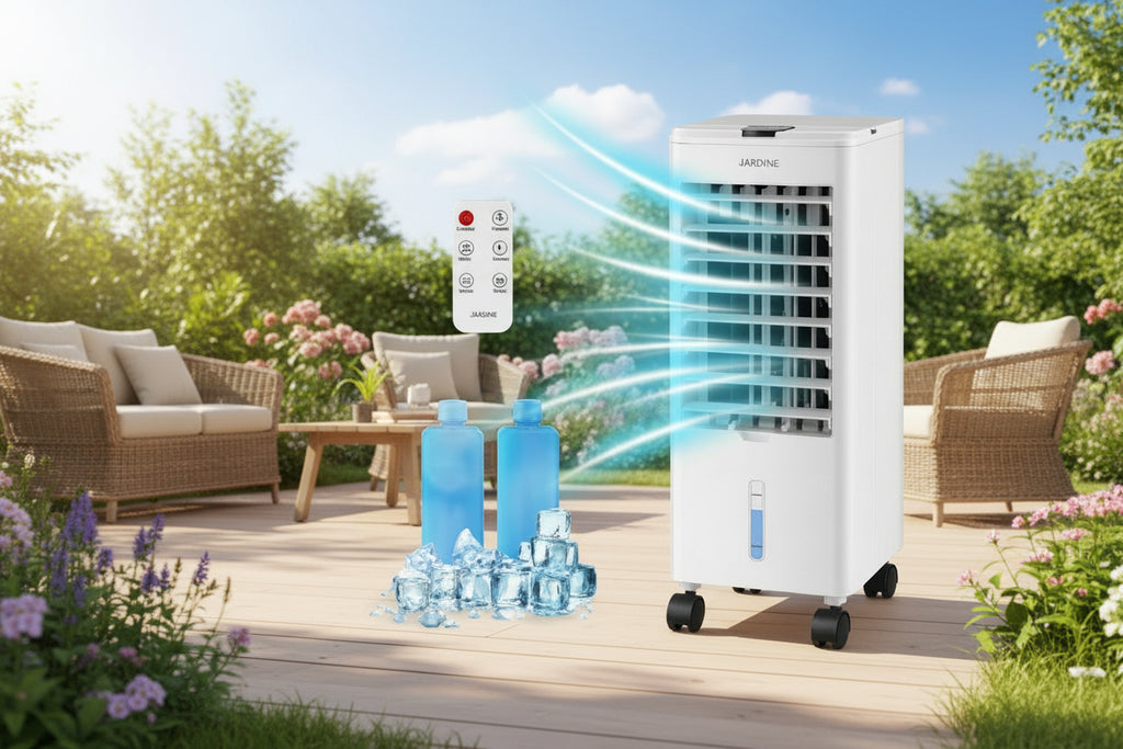 Costway Evaporative Air Cooler Fan Portable Oscillating Swamp with 3 Speeds Modes Remote