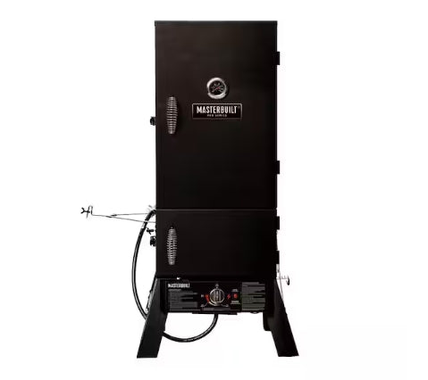 Masterbuilt 30 in. Dual Fuel Propane Gas and Charcoal Smoker in Black, 731 sq. in. of Cooking Space