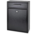 Mail Boss Olympus Locking Wall-Mount Drop Box with High Security Reinforced Patented Locking System, Black