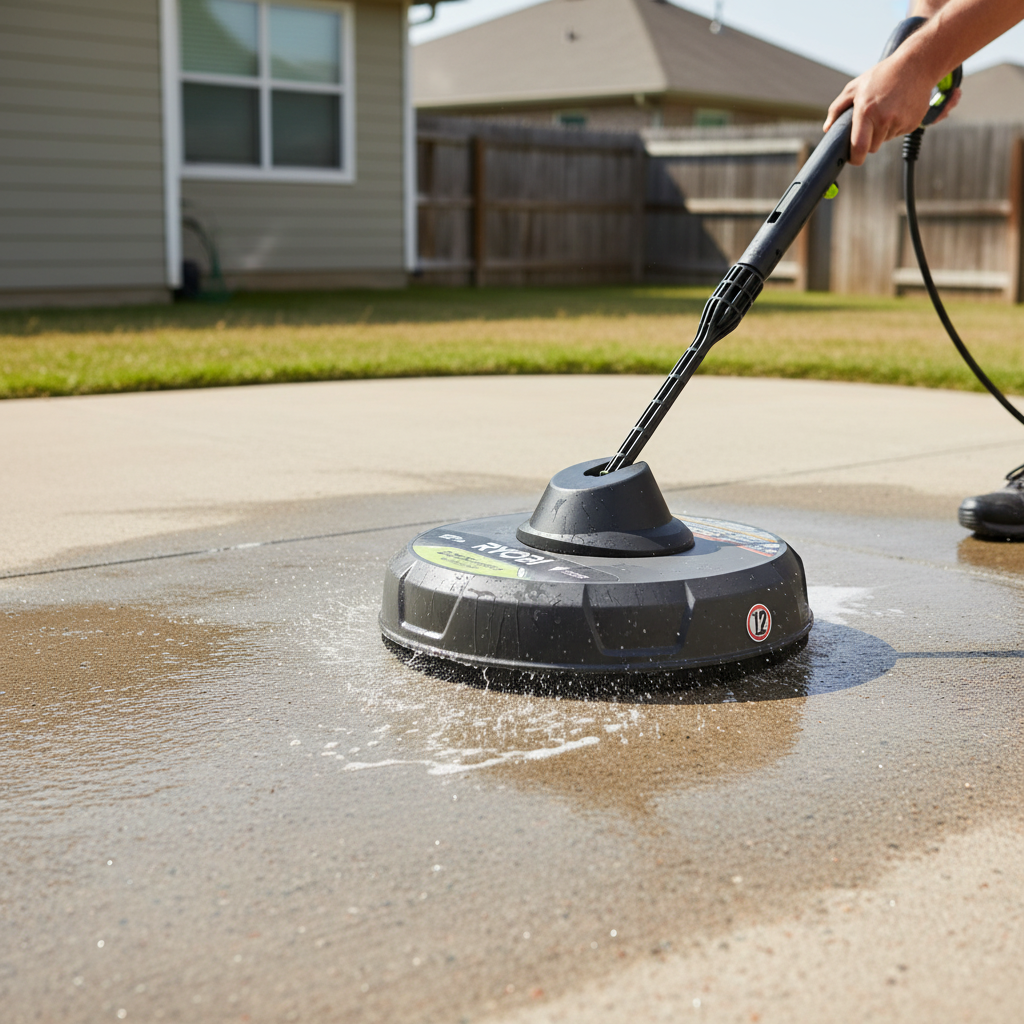RYOBI 12 in. 2,300 PSI Electric Pressure Washers Surface Cleaner