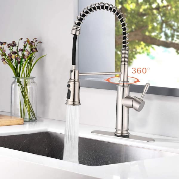 Single Handle Pull Down Sprayer Kitchen