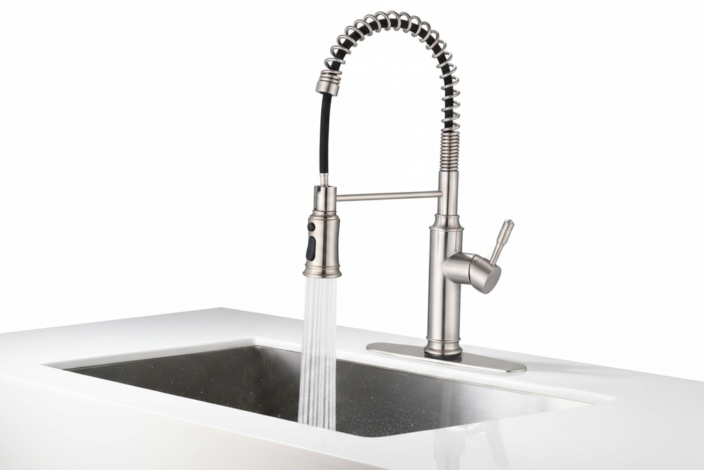 Single Handle Pull Down Sprayer Kitchen