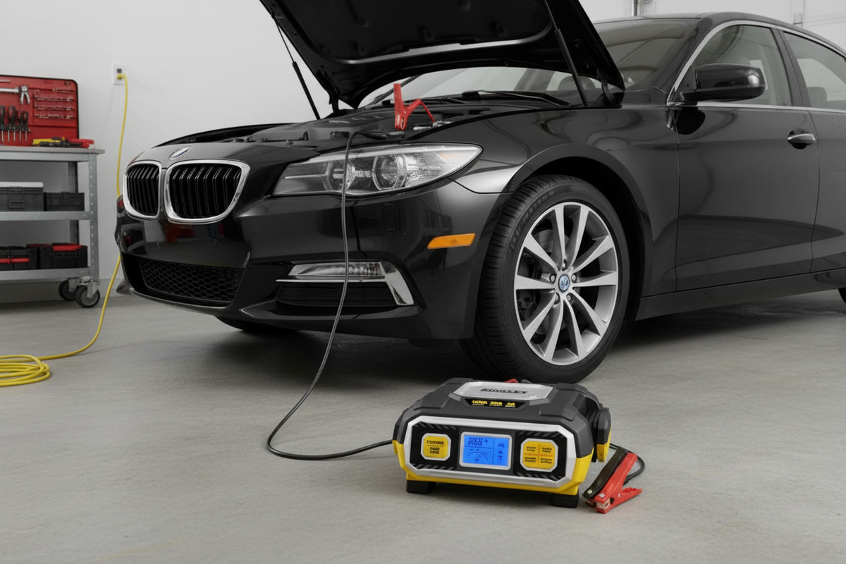 Stanley 100 Amp Battery Charger & Maintainer For Lead Acid & Lithium Batteries