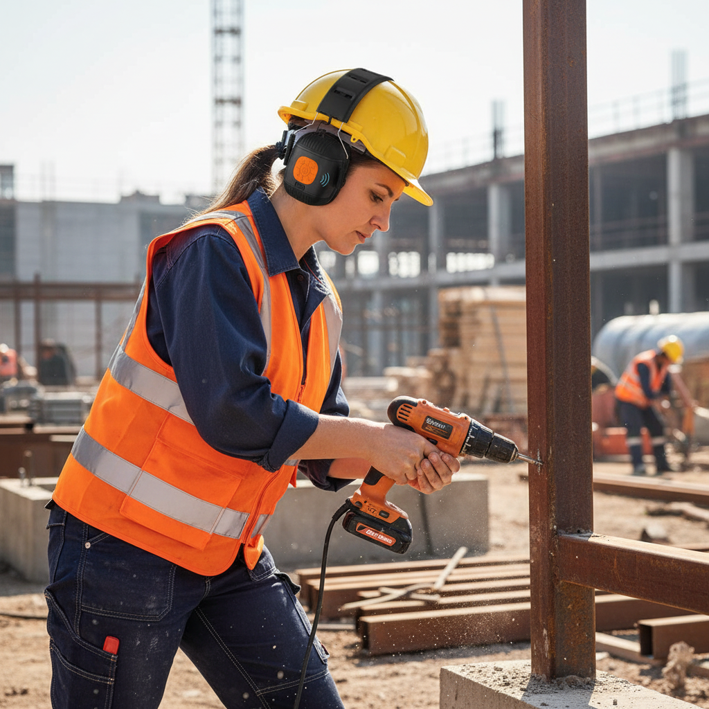 Tzumi SoundGuards Over Ear Jobsite Hearing Protection Headphones