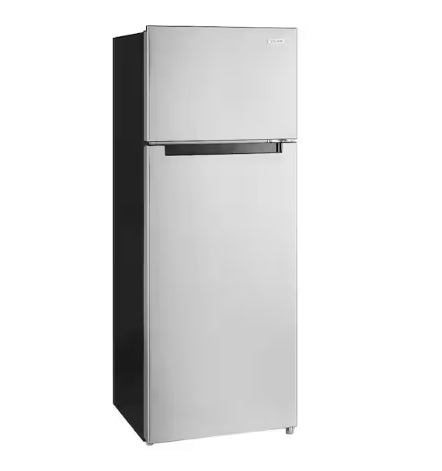 Vissani 7.2 cu. ft. Top Freezer Refrigerator in Fingerprint Resistant Stainless Steel Look