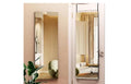 Vosuja 16 in. W x 47 in. H Rectangle Black Frame Full Body Over The Door Hanging Wall Mounted Mirror