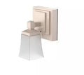 Westek 5 in. Satin Gold Single LED Downlight Vanity Sconce Light with Remote