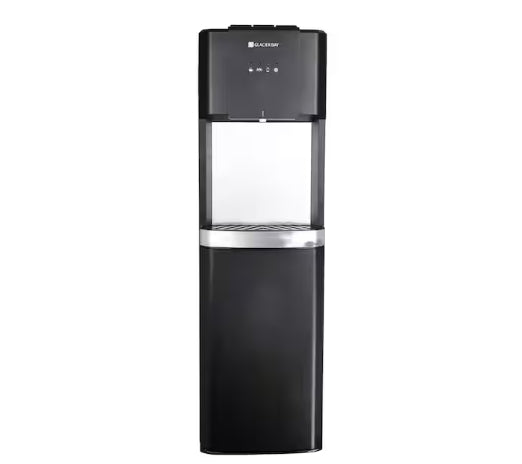 Glacier Bay Matte Black and Stainless Steel Bottom Load Water Dispenser