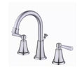 Glacier Bay Melina 8 in. Widespread Double-Handle High-Arc Bathroom Faucet in Brushed Nickel